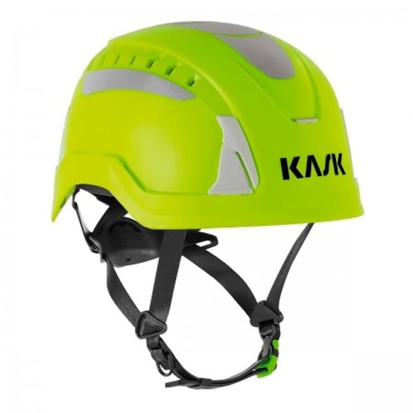 Kask Safety Helmet, Primero Air, Lightweight polypropylene HD, HI-VIZ Fluorescent Yellow PrimeroAirHV-FYL - main